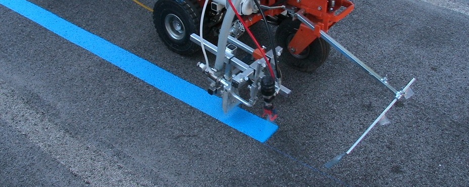 Macchina airless per lavori di segnaletica stradale